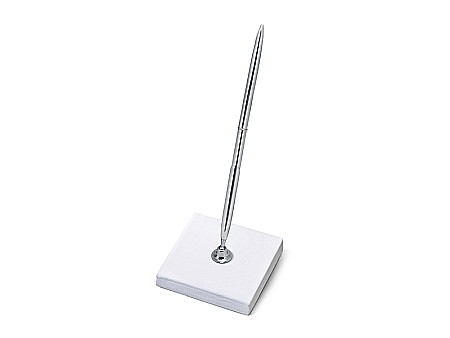 Articole Nunta, Bridal Party - PIX METALIC ARGINTIU CU SUPORT PENTRU PIX 8*8*16.5CM DIN CARTON ALB PERLAT SD10-018