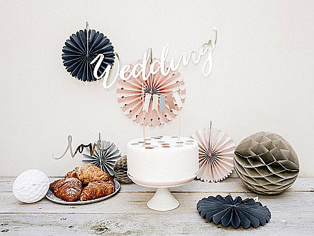 PD DECORATIUNI PENTRU TORT Love, silver, 17cm KPT1-018 [3]