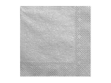 PD SERVETELE HARTIE 33*33CM SILVER 20/SET SP33-1-018ME [0]