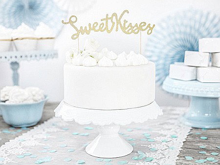 PD DECORATIUNI PENTRU TORT Sweet Love - Sweet kisses, 16.5cm KPT24-019B [5]