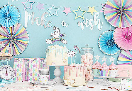 PD FARFURII CARTON Unicorn - Stars, 18 cm 6/SET TPP14 [1]