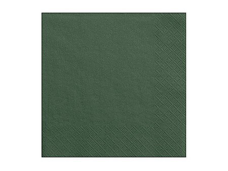DE SEZON - PD SERVETELE HARTIE 33*33CM VERDE 20/SET SP33-1-012B