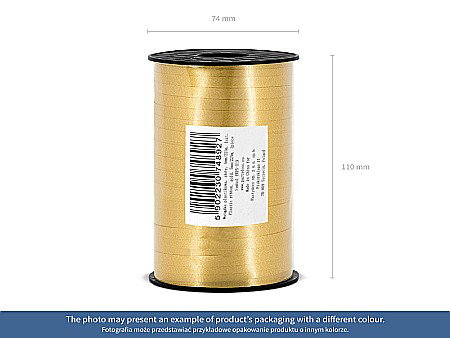 PD RAFIE ribbon, black, 5mm/225m PRP5-010 [1]