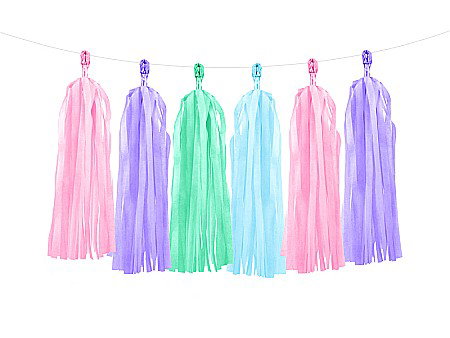 ARTICOLE PARTY - PD GHIRLANDA CU CIUCURI, Tassel garland, mix TG3