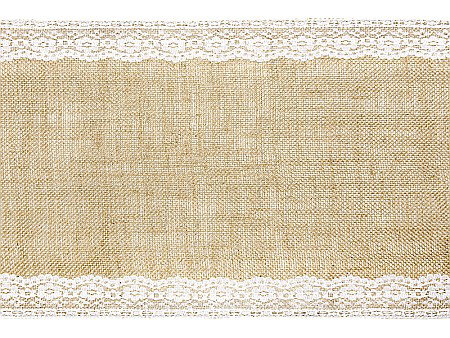 HOBBY - PD NAPRON DIN IUTA CU DANTELA 0.28x2.75m BJ1