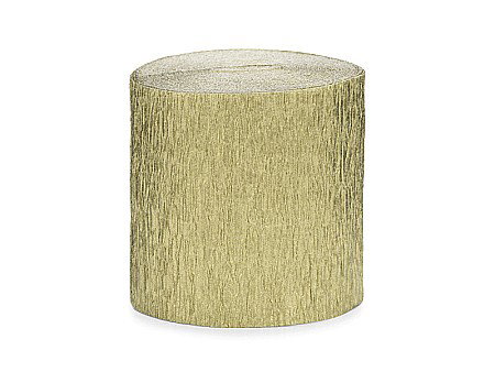 Bannere/ Ghirlande/ Cordoane - PD BANNER HARTIE CREPONATA, Crepe streamer, 5cm/10m, gold, 4/set KREP1-019