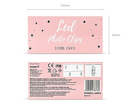 PD LUMINI DECORATIVE LED CU CLIPS DE PRINDERE, clear, 1.4m LEDC3 [5]
