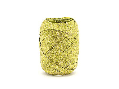 Fundite, Panglici , Benzi Craciun - PD PANGLICA PLASTIC ribbon, gold, 5mm/10m PRB5-10-019