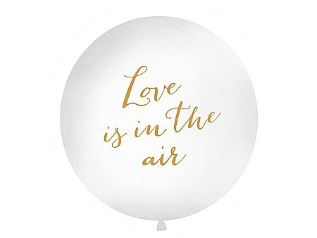 Baloane latex - PD BALON Giant Balloon 1m, Love is in the air, white OLBON10D-008-019