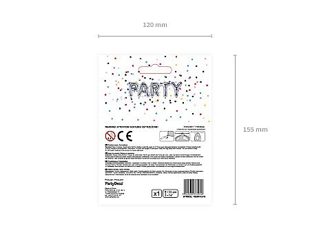 PD BALON FOLIE ALUMINIU Letter "A", 35cm, silver FB2M-A-018 [2]