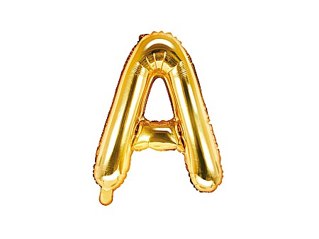 Baloane Folie Aluminiu - PD BALON FOLIE ALUMINIU Letter "A", 35cm, gold FB2M-A-019