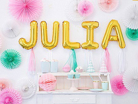 PD BALON FOLIE ALUMINIU Letter "A", 35cm, gold FB2M-A-019 [1]