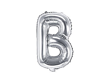 Baloane Folie Aluminiu - PD BALON FOLIE ALUMINIU Letter "B", 35cm, silver FB2M-B-018