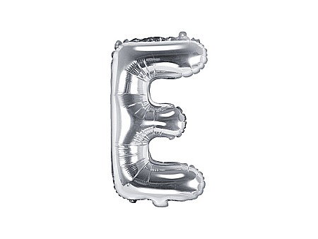 Baloane Folie Aluminiu - PD BALON FOLIE ALUMINIU Letter "E", 35cm, silver FB2M-E-018