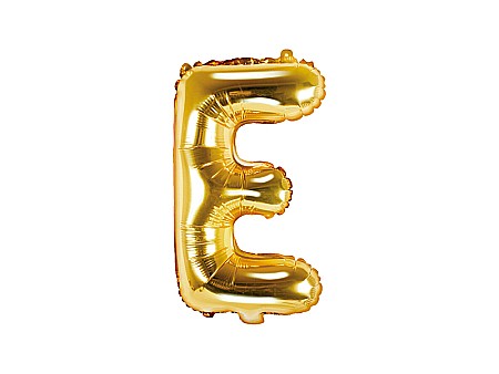 Baloane Folie Aluminiu - PD BALON FOLIE ALUMINIU Letter "E", 35cm, gold FB2M-E-019