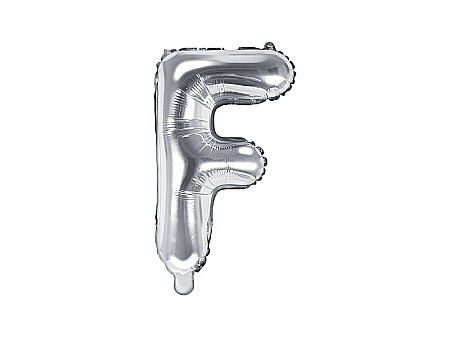 Baloane Folie Aluminiu - PD BALON FOLIE ALUMINIU Letter "F", 35cm, silver FB2M-F-018