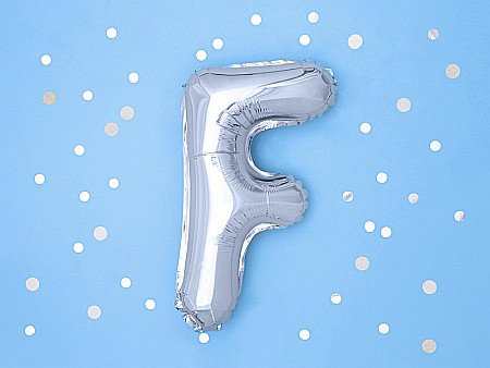 PD BALON FOLIE ALUMINIU Letter "F", 35cm, silver FB2M-F-018 [2]