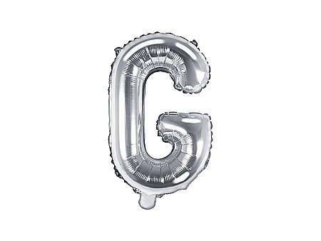 Baloane Folie Aluminiu - PD BALON FOLIE ALUMINIU Letter "G", 35cm, silver FB2M-G-018