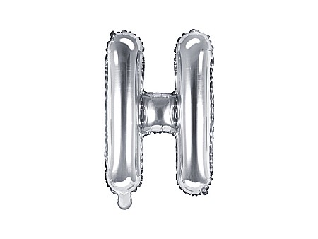 Baloane Folie Aluminiu - PD BALON FOLIE ALUMINIU Letter "H", 35cm, silver FB2M-H-018