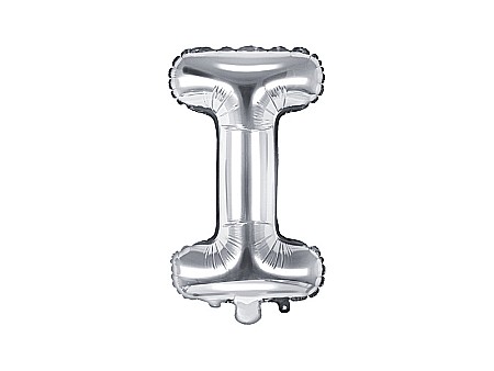 Baloane Folie Aluminiu - PD BALON FOLIE ALUMINIU Letter "I", 35cm, silver FB2M-I-018