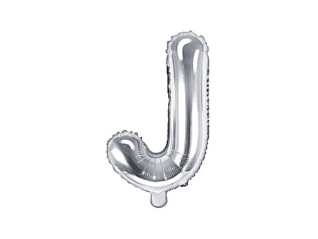 Baloane Folie Aluminiu - PD BALON FOLIE ALUMINIU Letter "J", 35cm, silver FB2M-J-018