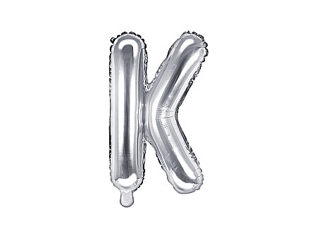 Baloane si accesorii - PD BALON FOLIE ALUMINIU Letter "K", 35cm, silver FB2M-K-018