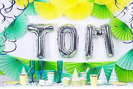 PD BALON FOLIE ALUMINIU Letter "O", 35cm, silver FB2M-O-018 [2]