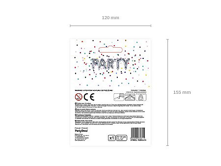 PD BALON FOLIE ALUMINIU Letter "S", 35cm, silver FB2M-S-018 [4]