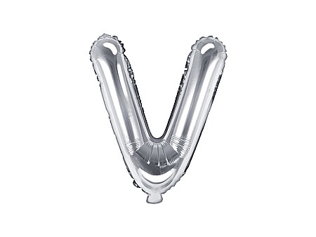 Baloane si accesorii - PD BALON FOLIE ALUMINIU Letter "V", 35cm, silver FB2M-V-018