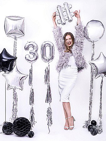 PD BALON FOLIE ALUMINIU Number "0", 35cm, silver FB10M-0-018 [1]
