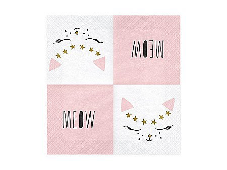 PD SERVETELE HARTIE 33*33CM KITTY 20/SET SP33-50 [1]