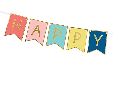 PD BANNER Happy Birthday, mix, 15 x 175 cm GRL56 [1]