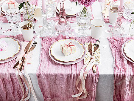 PD SUPORT NUMERE MASA, Place card holders Hearts, rose gold, 2.5 cm 10/SET PCH1-019R [2]