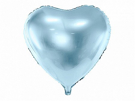 Baloane si accesorii - PD BALON FOLIE ALUMINIU Heart, 45cm, sky blue FB9M-011