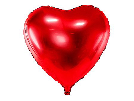 Ziua indragostitilor & Dragobete - PD BALON FOLIE ALUMINIU Heart, 45cm, red FB9M-007
