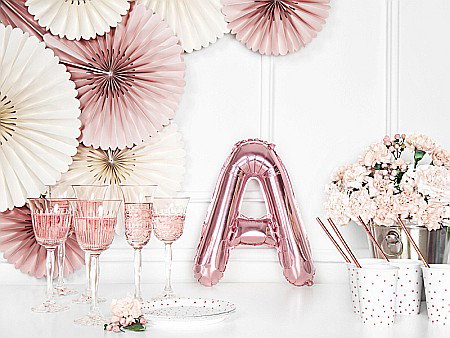 PD BALON FOLIE ALUMINIU Letter "A", 35cm, rose gold FB2M-A-019R [2]