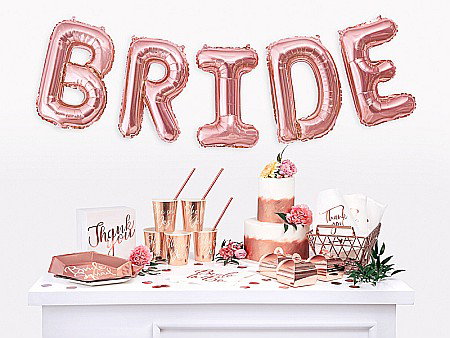 PD BALON FOLIE ALUMINIU Letter "B", 35cm, rose gold FB2M-B-019R [3]