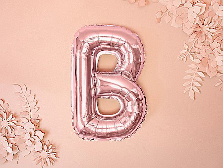 PD BALON FOLIE ALUMINIU Letter "B", 35cm, rose gold FB2M-B-019R [4]