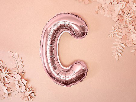 PD BALON FOLIE ALUMINIU Letter "C", 35cm, rose gold FB2M-C-019R [1]