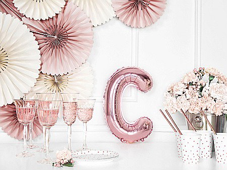 PD BALON FOLIE ALUMINIU Letter "C", 35cm, rose gold FB2M-C-019R [2]