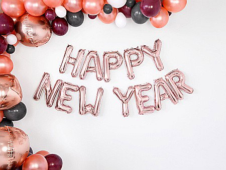 PD BALON FOLIE ALUMINIU Letter "H", 35cm, rose gold FB2M-H-019R [3]