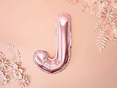 PD BALON FOLIE ALUMINIU Letter "J", 35cm, rose gold FB2M-J-019R [1]