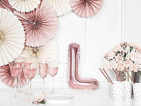 PD BALON FOLIE ALUMINIU Letter "L", 35cm, rose gold FB2M-L-019R [3]