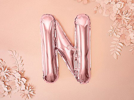 PD BALON FOLIE ALUMINIU Letter "N", 35cm, rose gold FB2M-N-019R [1]