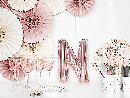 PD BALON FOLIE ALUMINIU Letter "N", 35cm, rose gold FB2M-N-019R [2]
