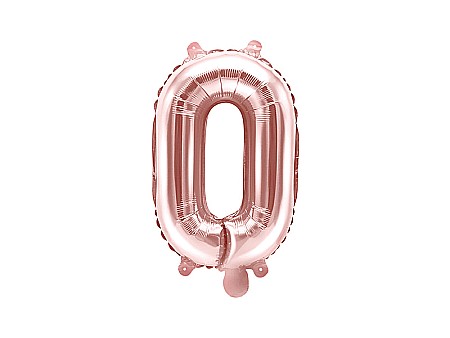 Baloane Folie Aluminiu - PD BALON FOLIE ALUMINIU Letter "O", 35cm, rose gold FB2M-O-019R