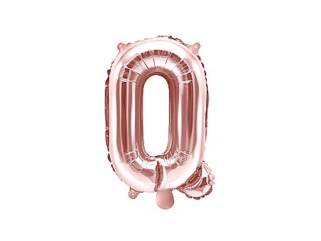 Baloane de Craciun si An Nou - PD BALON FOLIE ALUMINIU Letter "Q", 35cm, rose gold FB2M-Q-019R