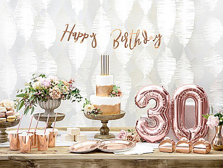 PD BALON FOLIE ALUMINIU Number "3", 35cm, rose gold FB10M-3-019R [3]