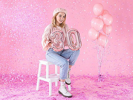 PD BALON FOLIE ALUMINIU Number "3", 35cm, rose gold FB10M-3-019R [5]