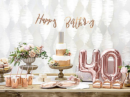 PD BALON FOLIE ALUMINIU Number "4", 35cm, rose gold FB10M-4-019R [2]